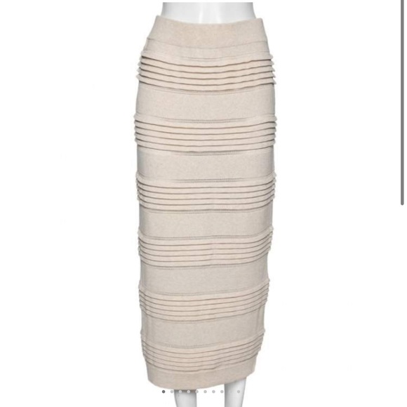 Burberry Dresses & Skirts - Burberry Cream Pencil Skirt